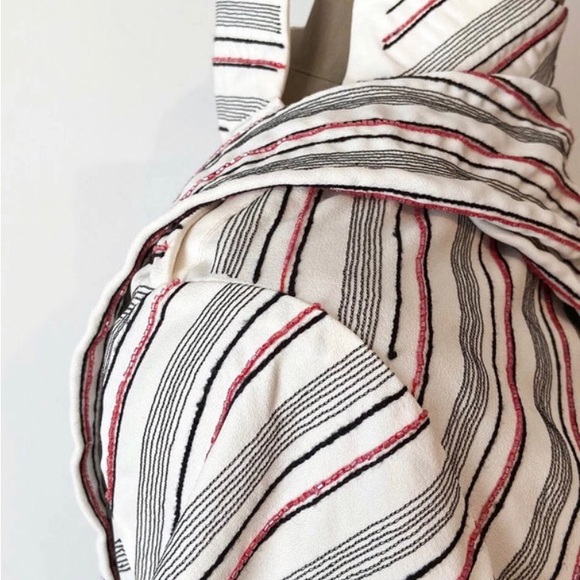 JW Anderson beaded stripe drape shirt - Picture 4 of 7